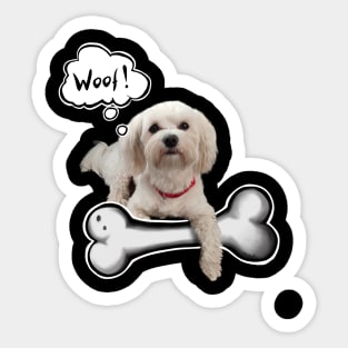 Maltese funny Sticker